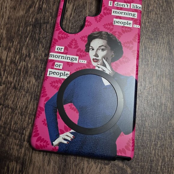 Stringberry Tough Case Samsung Galaxy S25 Ultra Clare Jordan Morning Person Dual - Picture 2 of 9